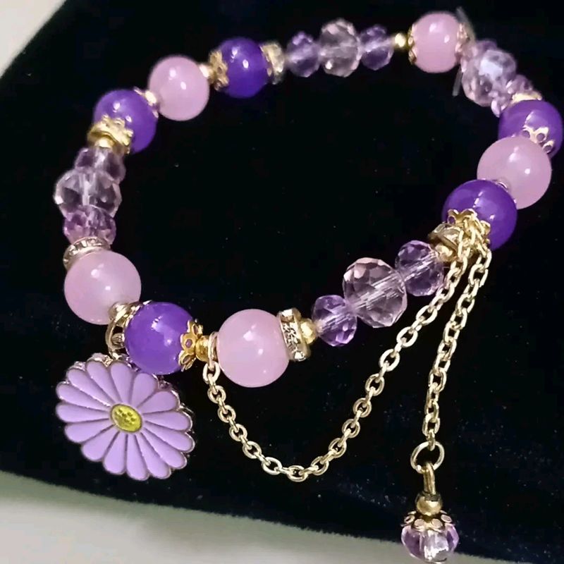 Beautiful Lavender 🪻 And Pink 🩷 Bracelet