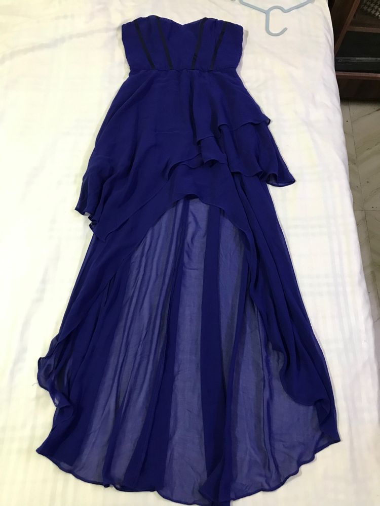 Royal Blue High Low Dress Size xs