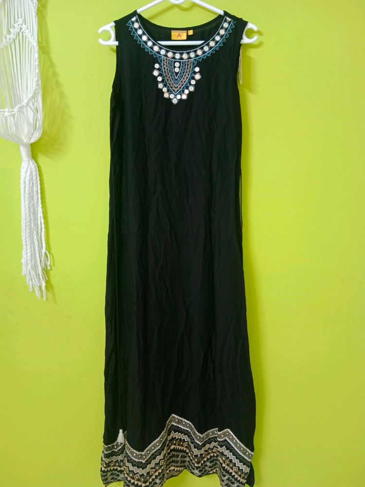 Black Long Kurti