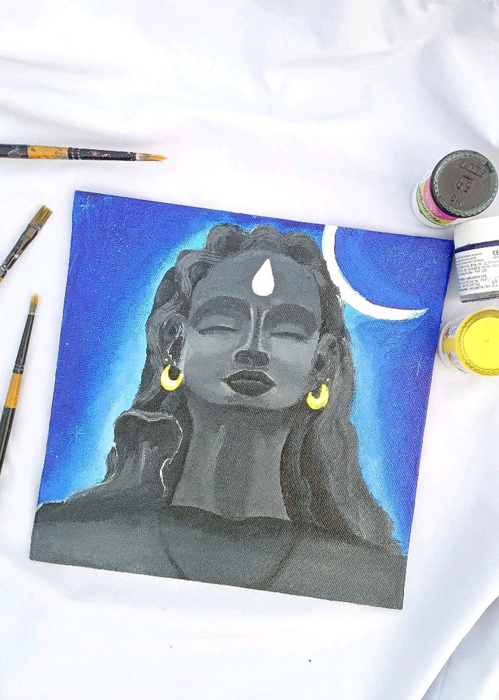 Lord Shiva Acrylic Painting