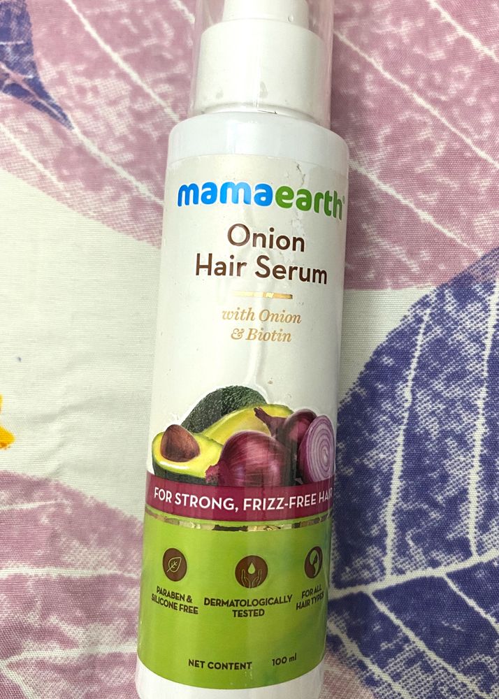 mamaearth onion hair serum