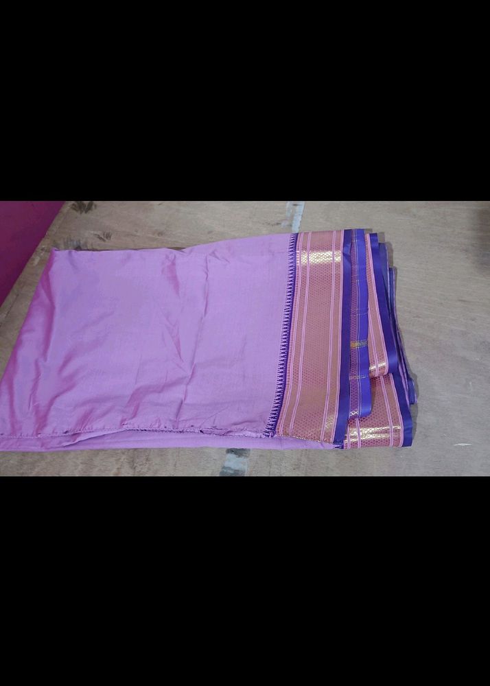 Pure Silk Lavendar Saari