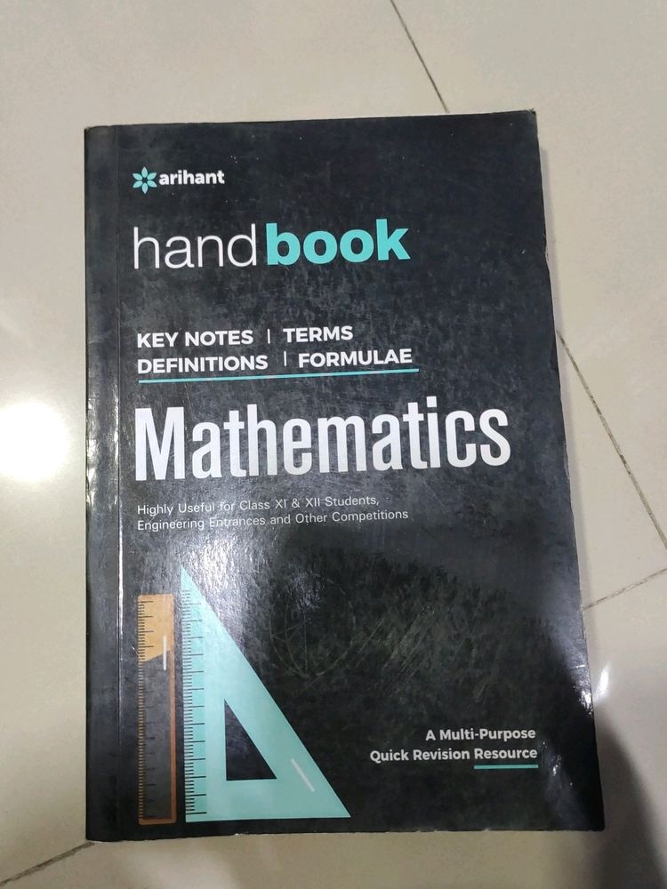 Arihant Mathematics Handbook For Class 11, 12, JEE