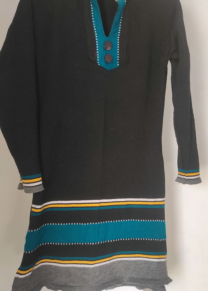 Combo Kurti And Long Sweater