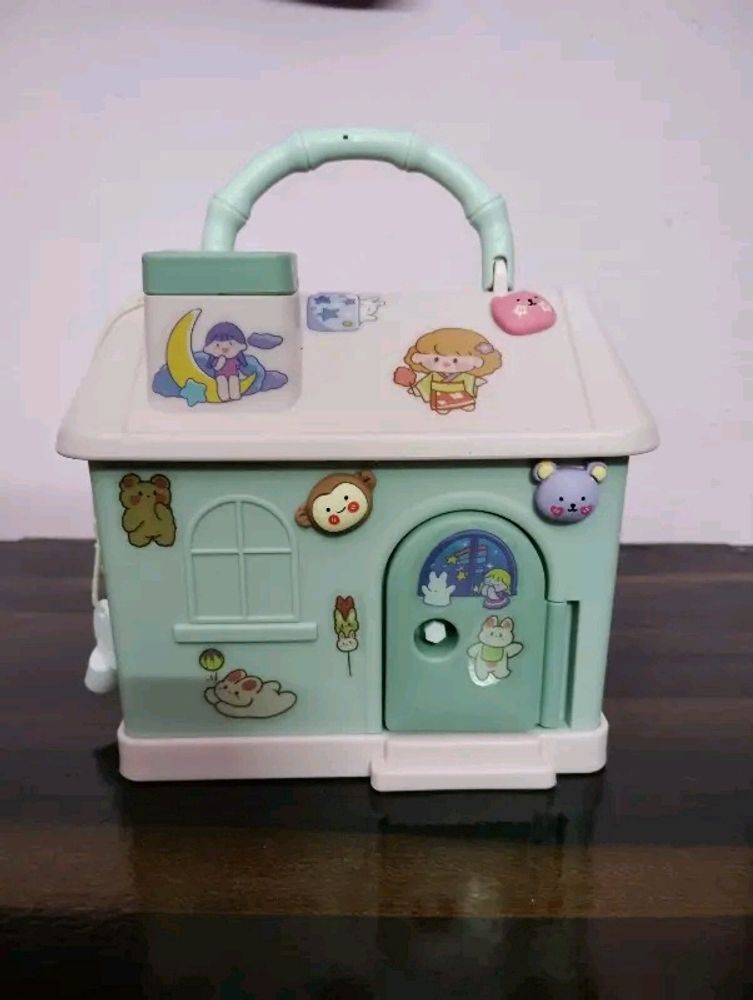 Trendy Cute Coin Bank With Lock For Kids