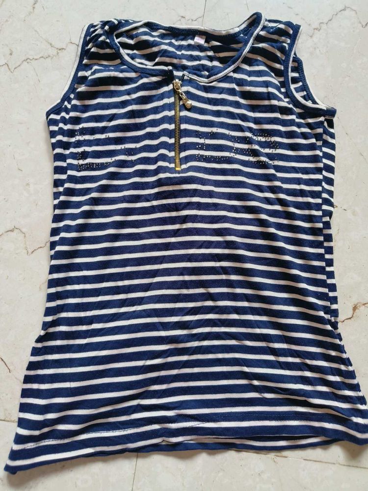 Blue Top For Young Girls