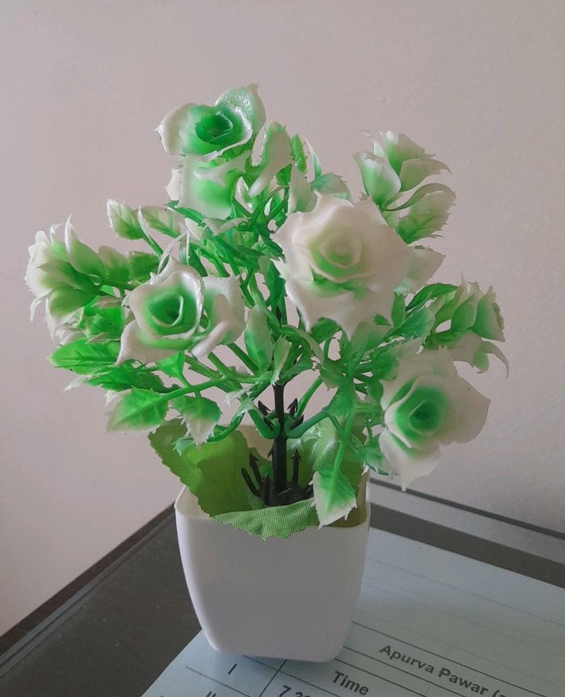 Artificial Flower Pot (Green)