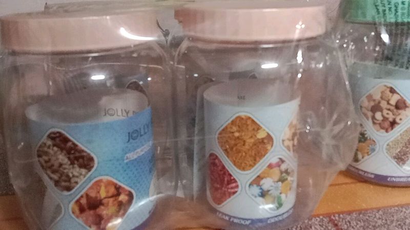 New With Tag Polythene Jars Capacity