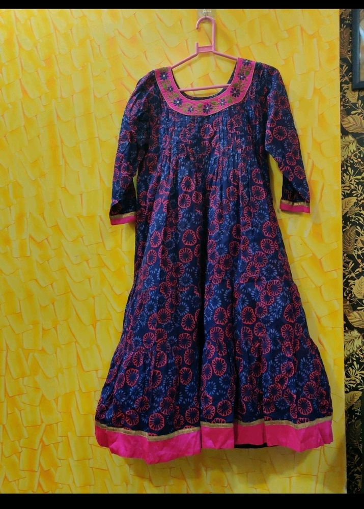 Indigo Anarkali Upto XL Excellent Quality