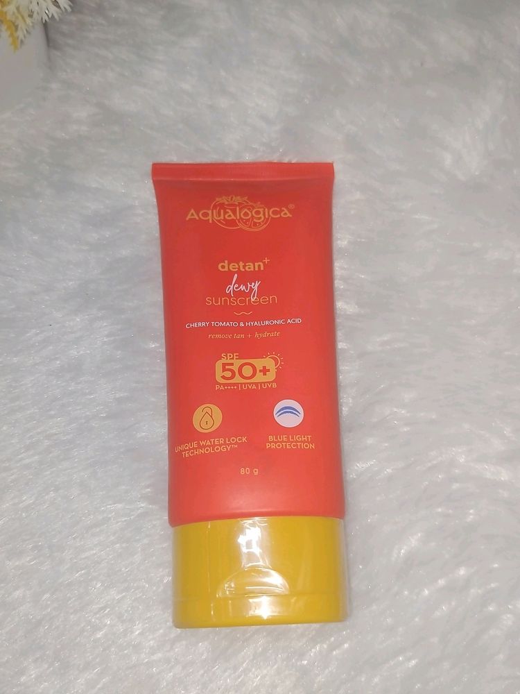 (Sealed)Aqualogica Detan + Dewy Sunscreen