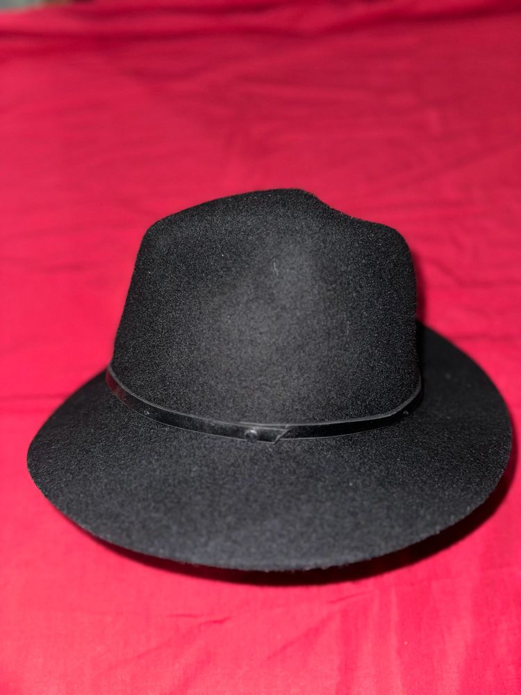 Mens Black Bucket Hat