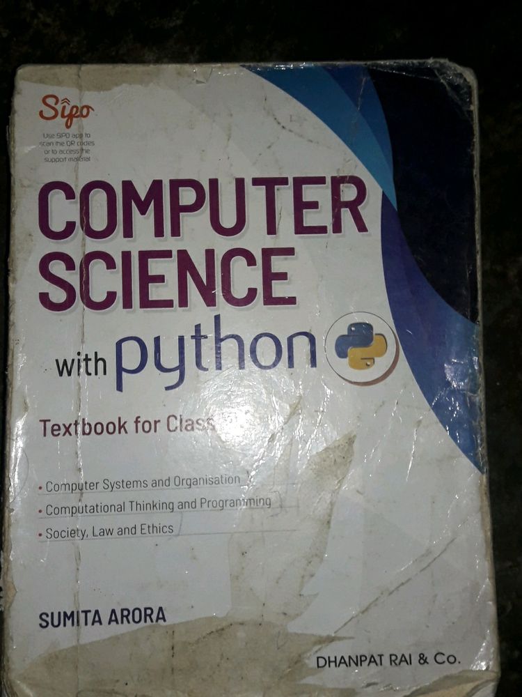 Class 11 Computer Science With Python  By Sumita a