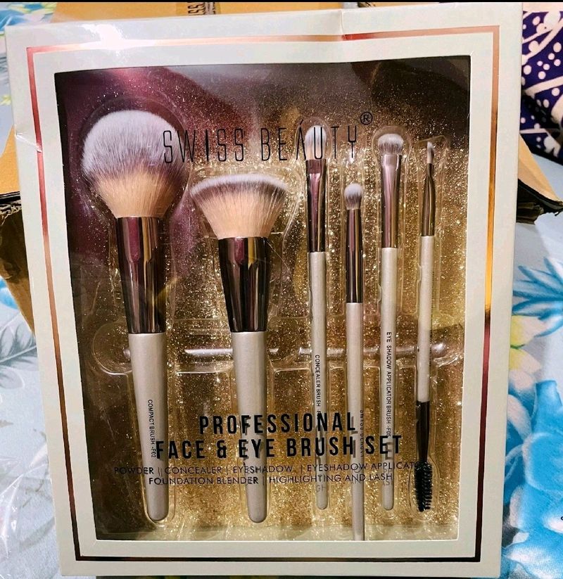 Swiss Beauty 6pcs Brush Set