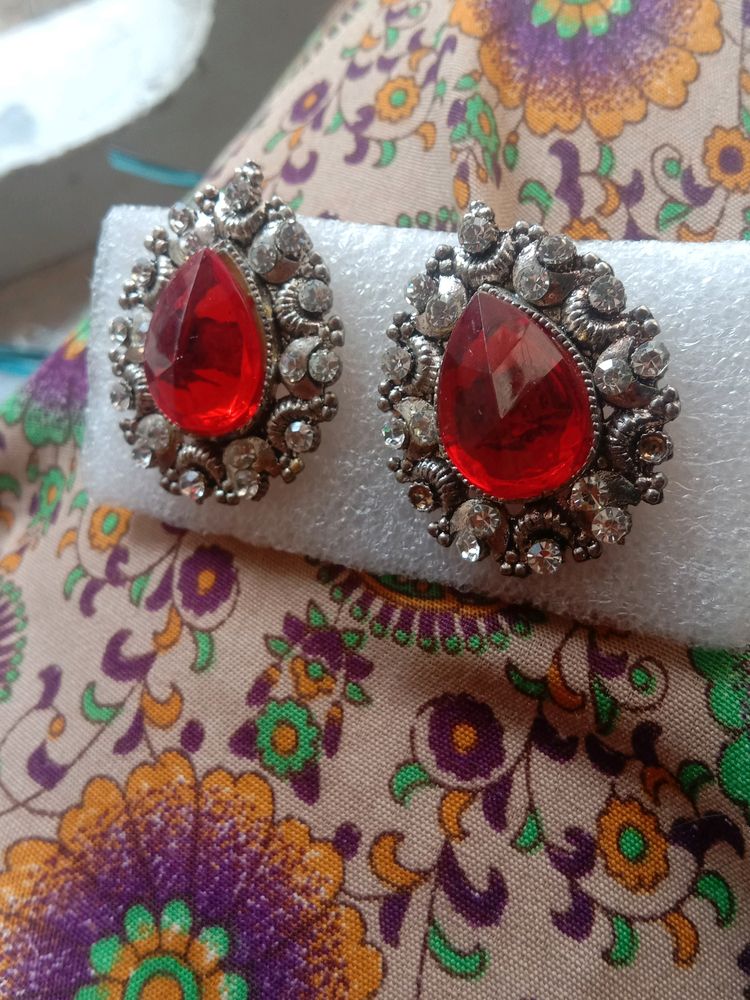 Beautiful Red Earrings