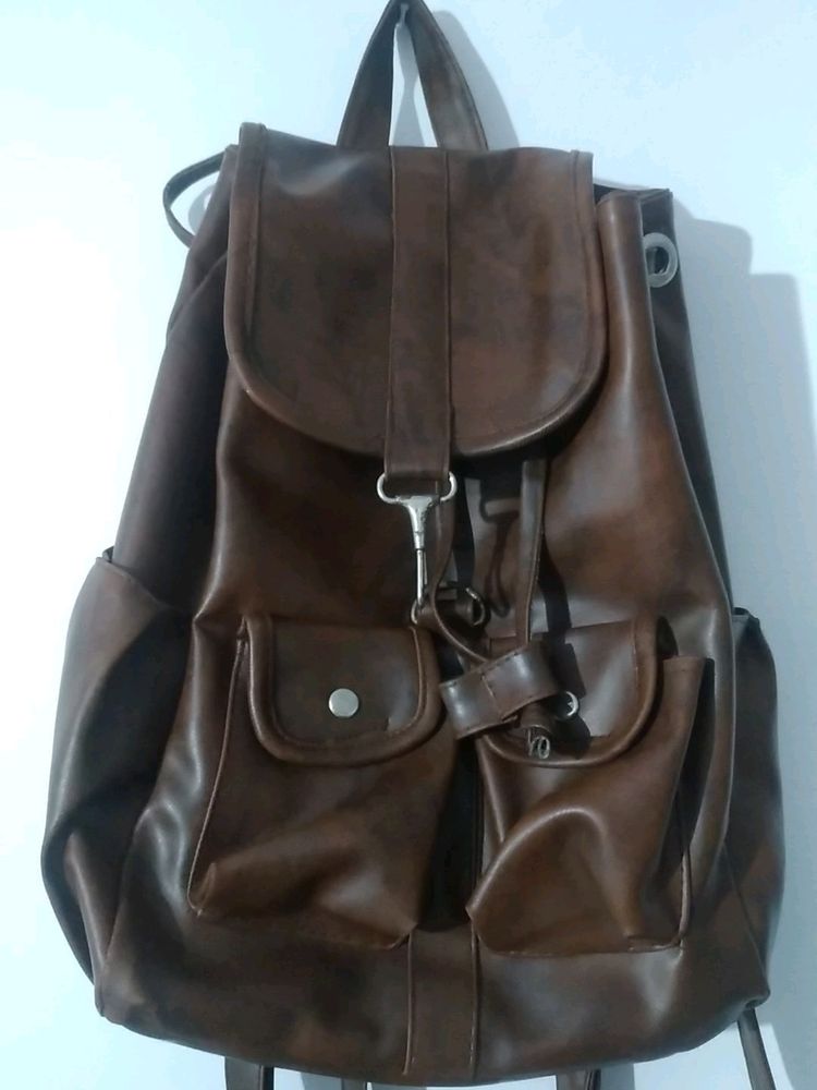 Leather Backpack