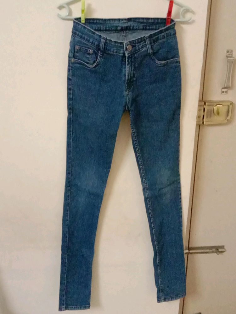 Denim Blue Skinny Fit Jeans