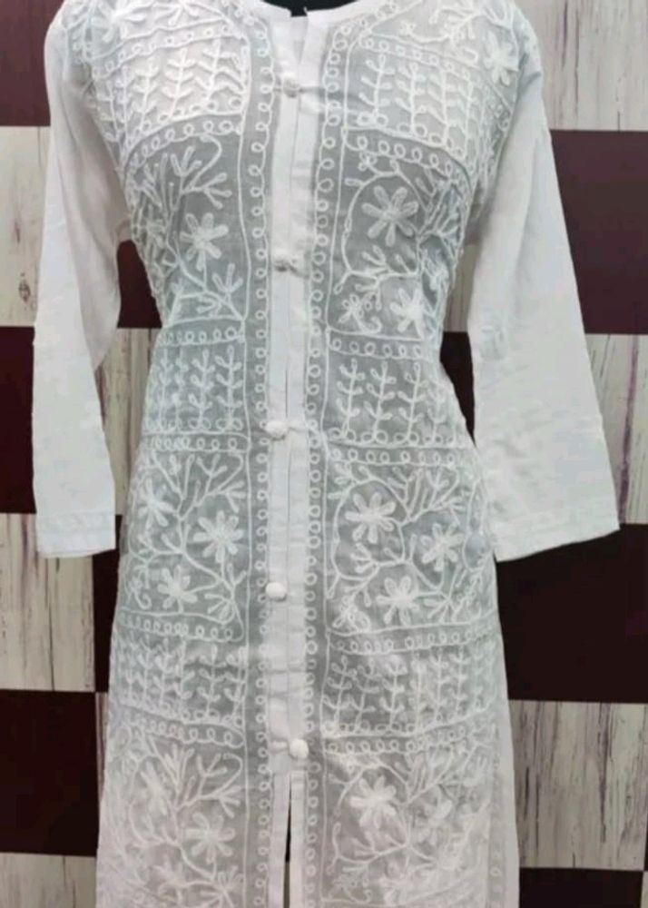 White Kurti