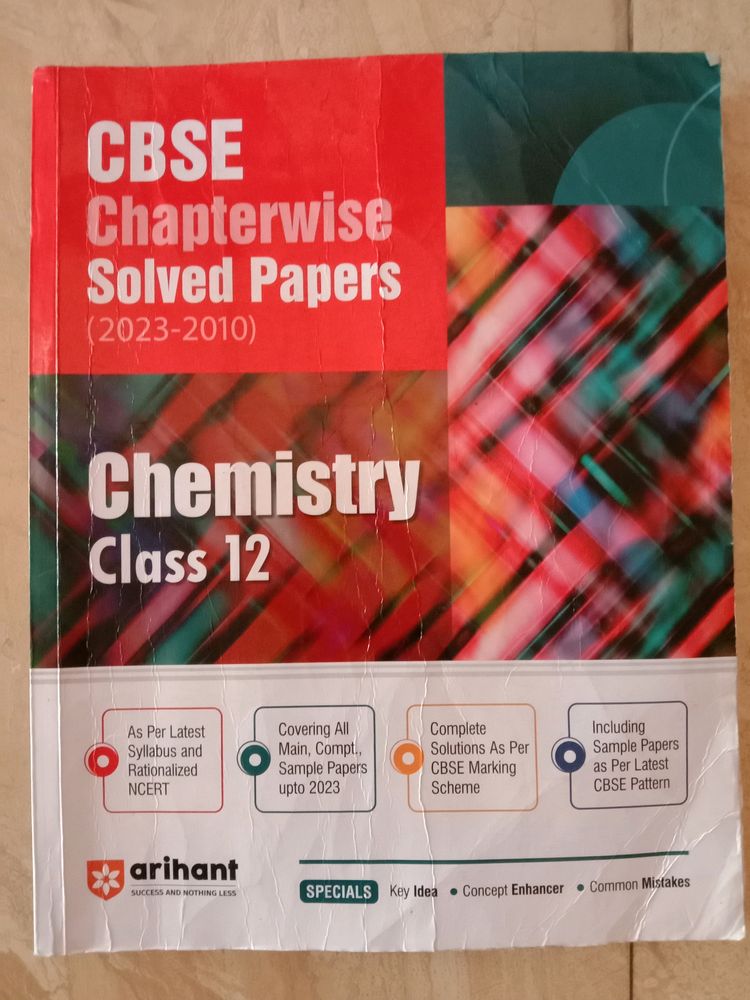 Chemistry Class 12th Pyqs Cbse Arihant