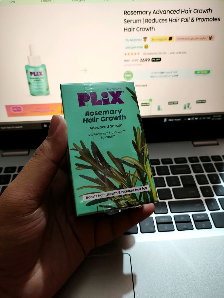 Plix Rosemary Hair Growth Serum (Seal Packed)