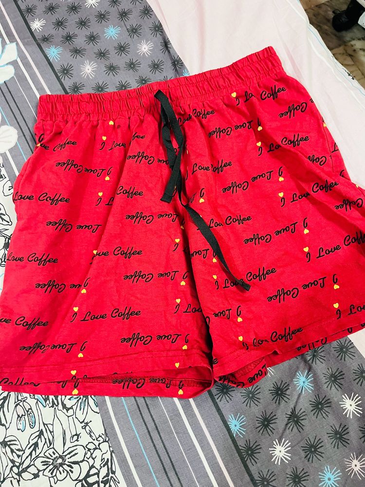 Cotton Printed Shorts