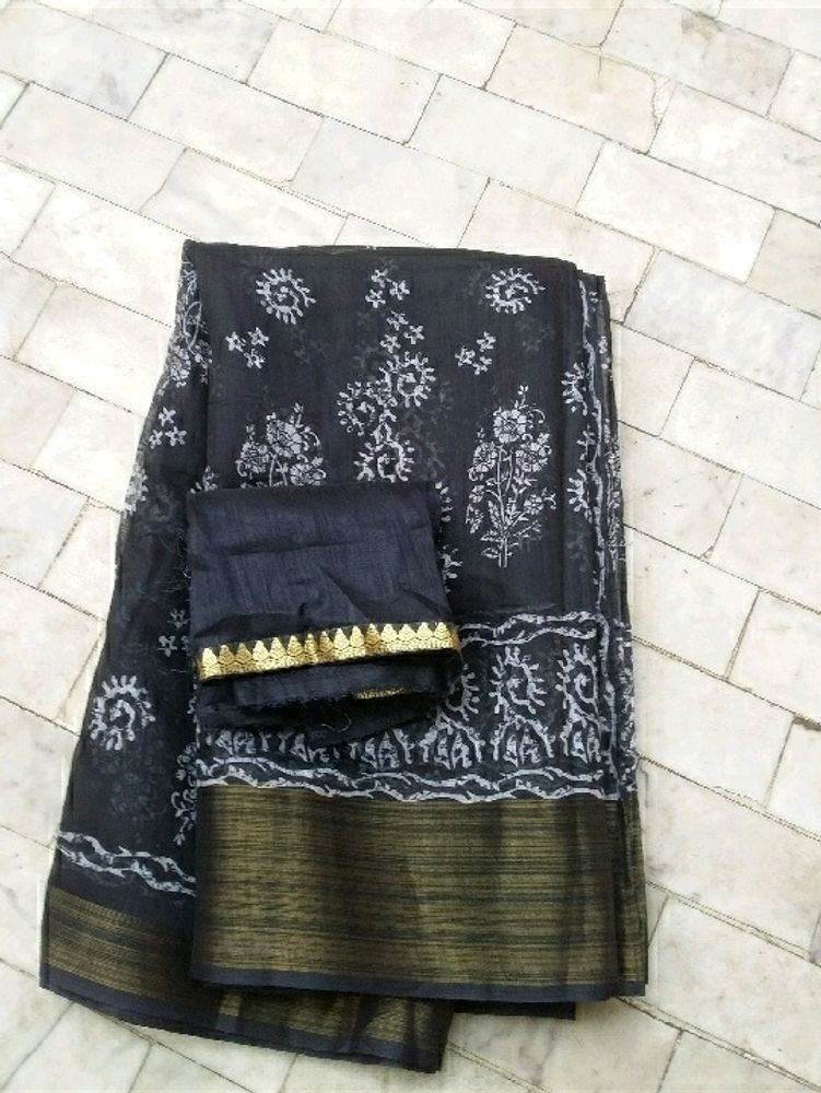 Beautiful New Saree With Blouse Pc