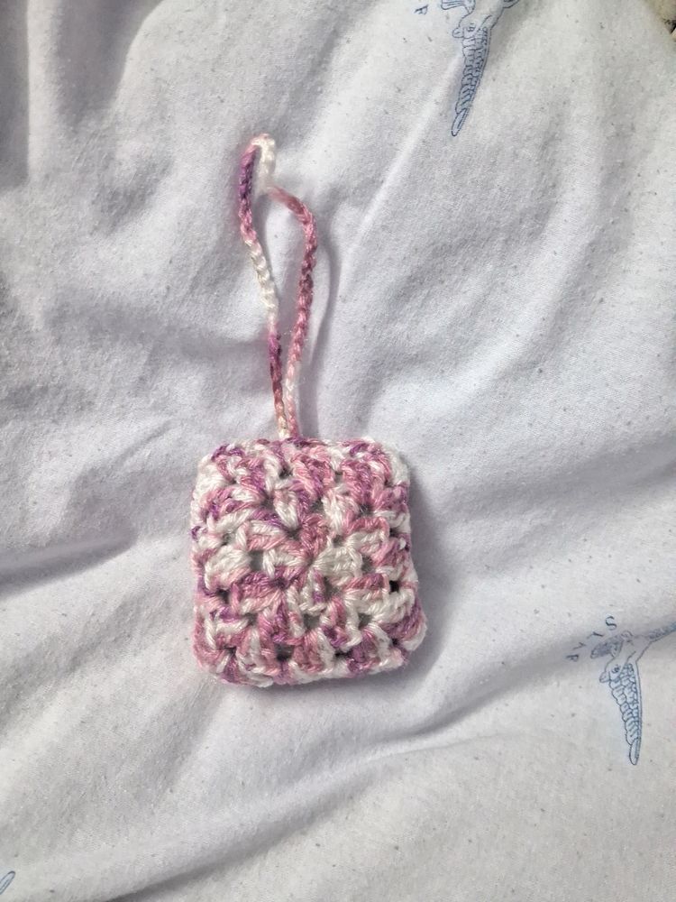 Crochet Bag Charm Earpod Case✨️