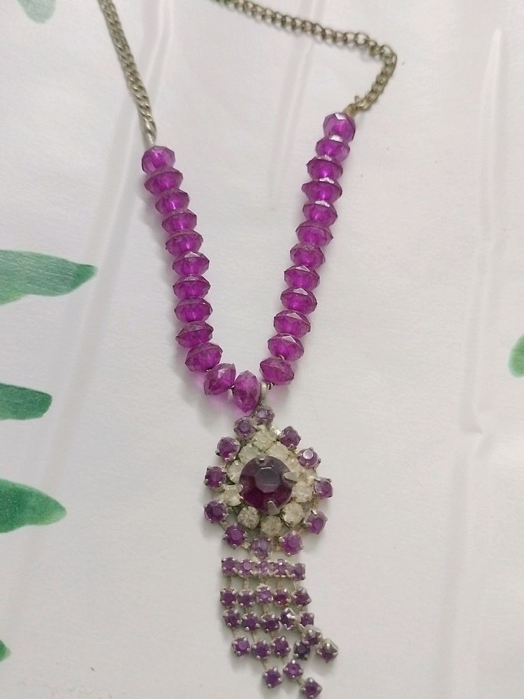 Beautiful Purple Violet Chain (Necklace)