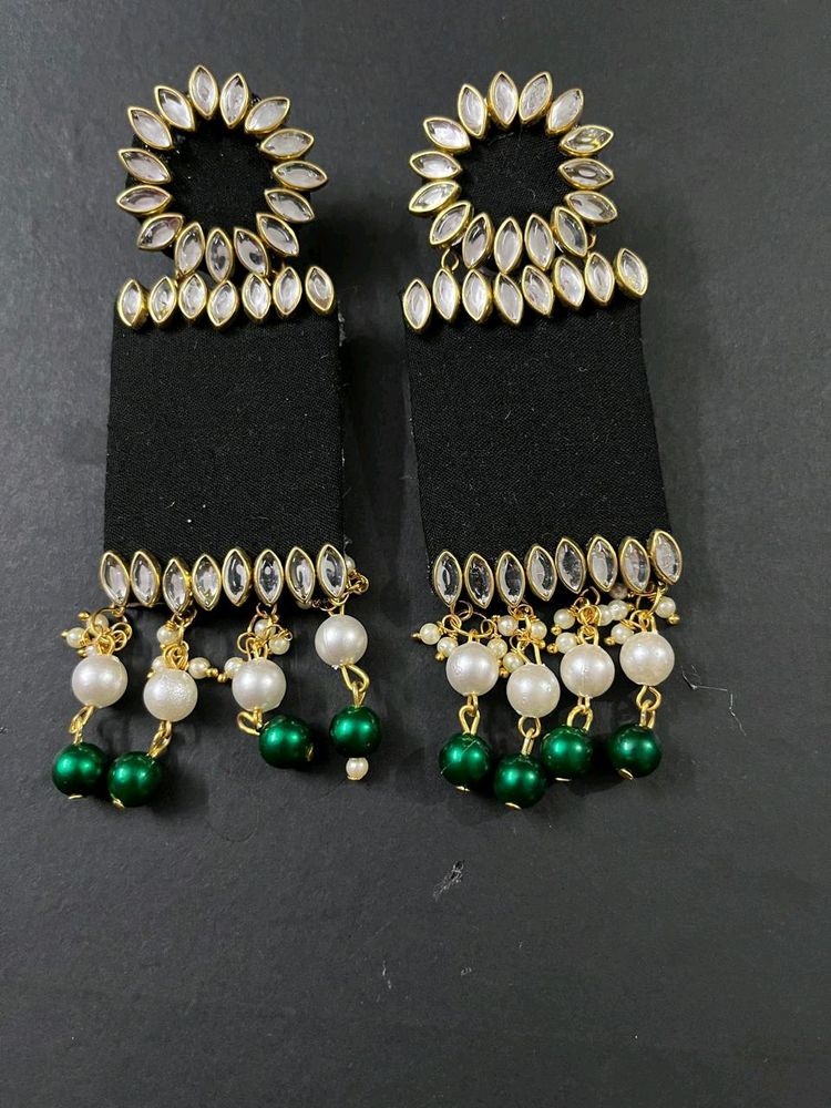 Fancy Party Wear Have Long Size Earrings