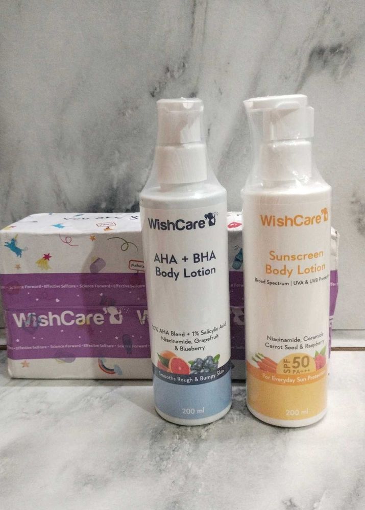 Wishcare Body Lotion Combo