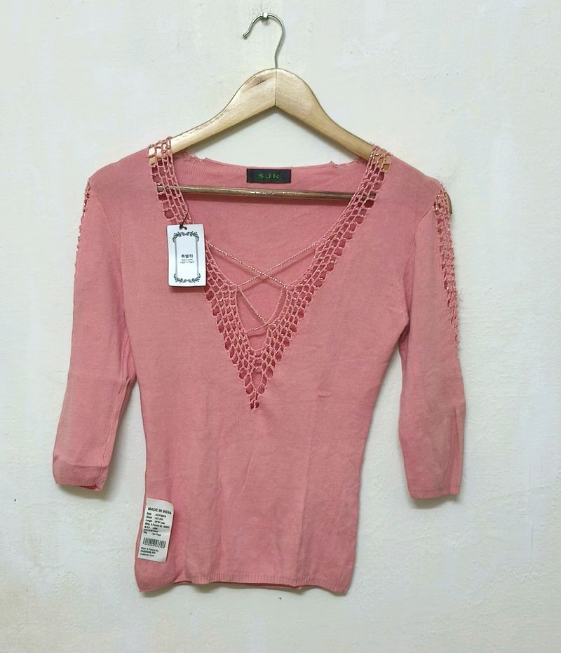 Trendy New Pink Top For Women