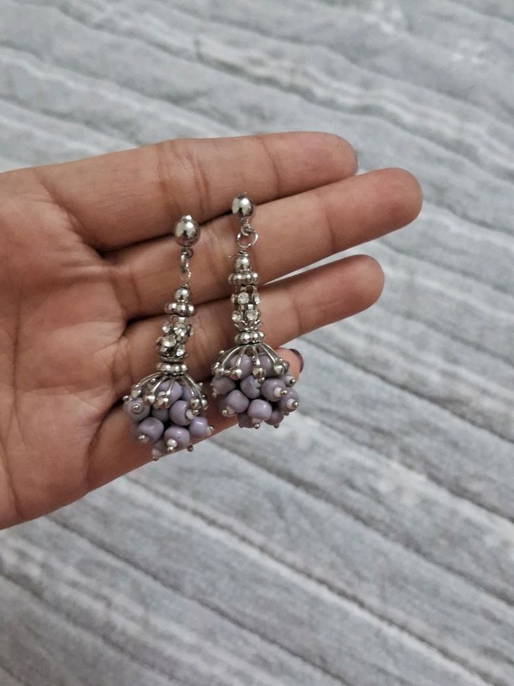 Purple Earrings