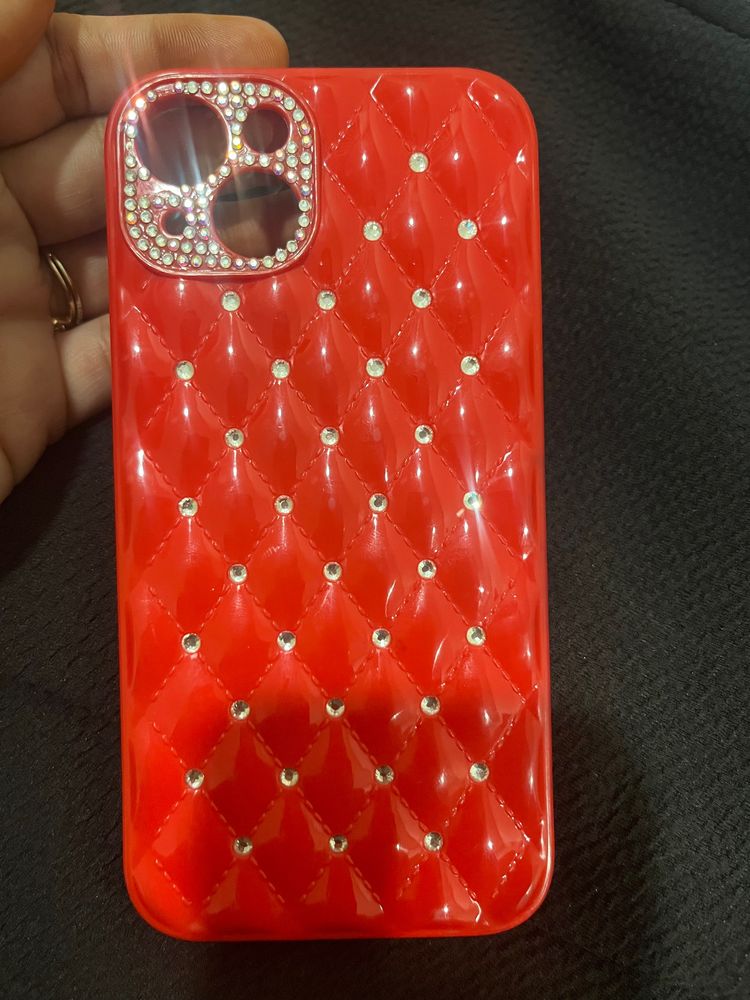 Iphone 13 - Red Diamond Studded Case