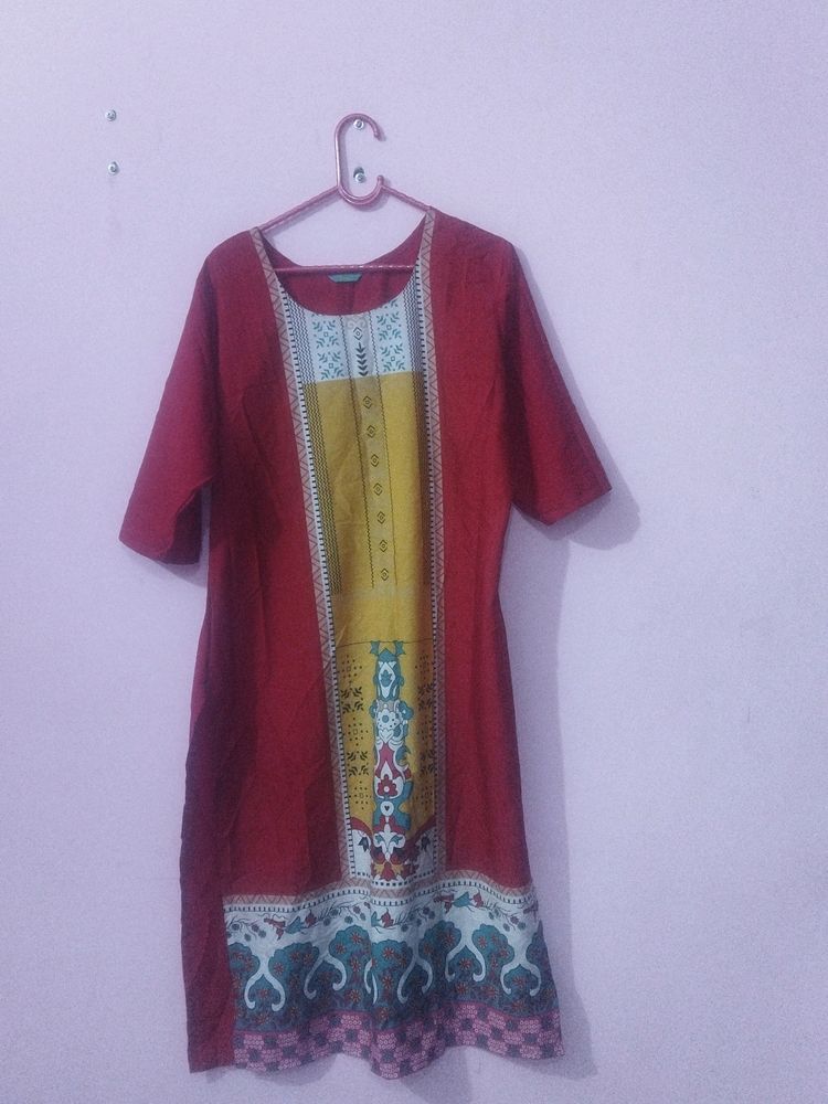 Red Kurti