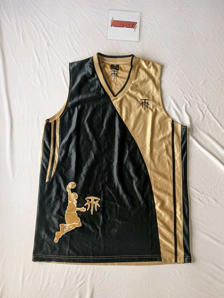 VINTAGE BASKETBALL JERSEY (EMBROIDERY LOGO)