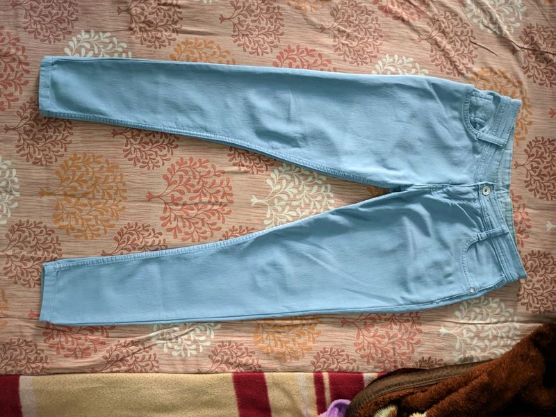 Light Blue Low Rise Skinny Jeans