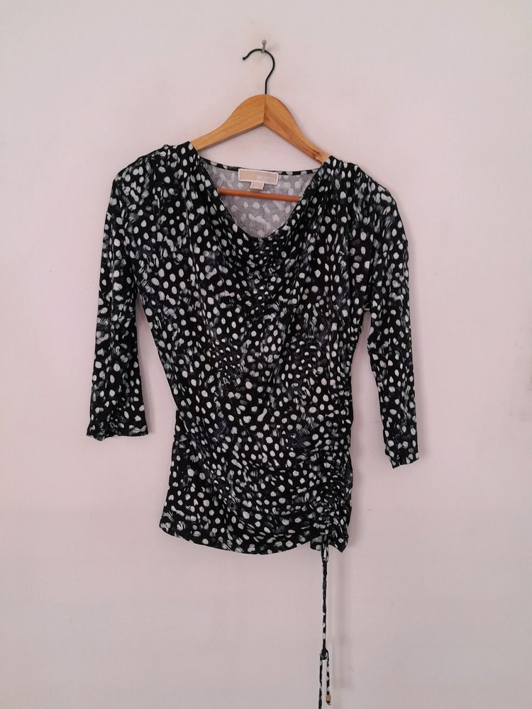 Black Printed Top (Women's)