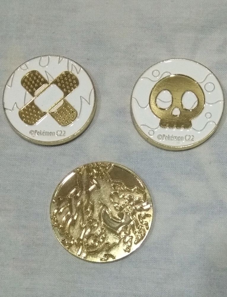 Collectible Pokemon Metal Tokens