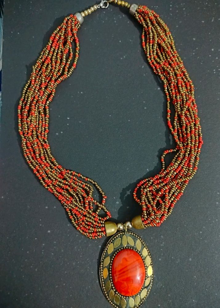 Red Pendant Necklace