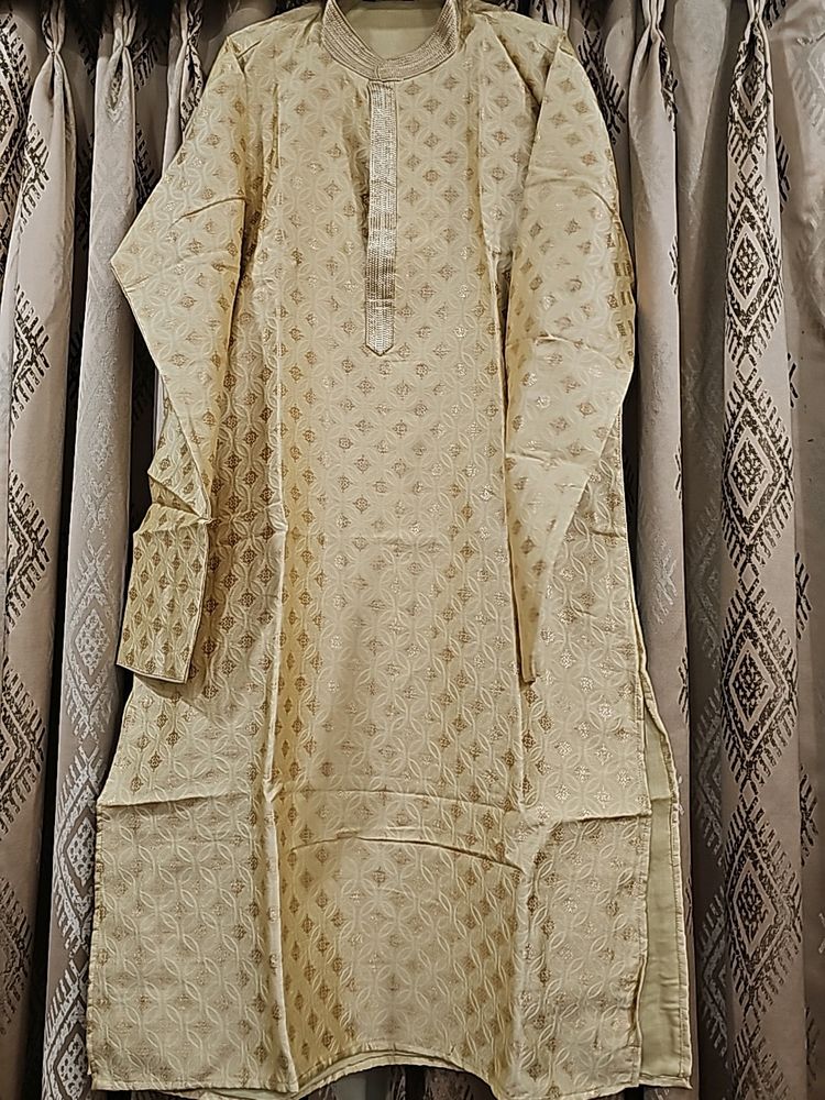 Golden Kurta Payjama Set