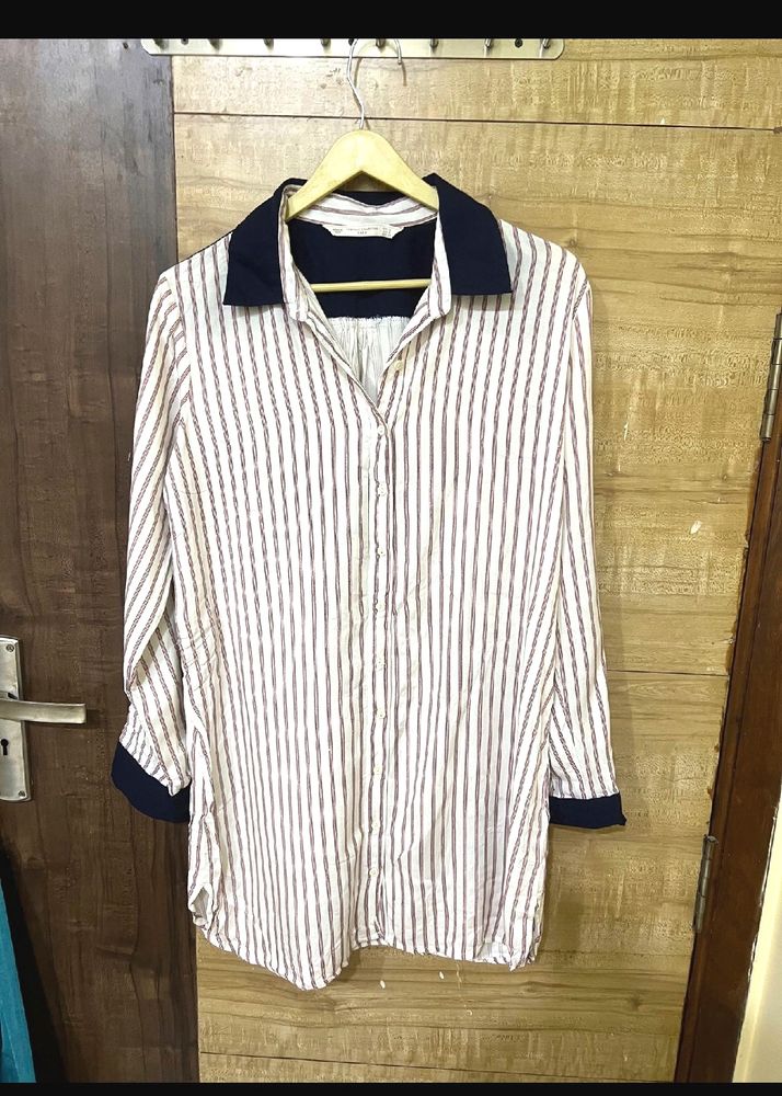 Zara Women’s Striped Shirt Dress💖