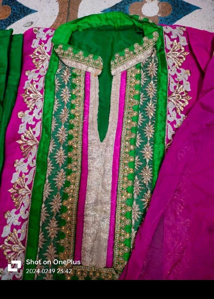 Wedding Wear Kurti With Pant Nd Duppta