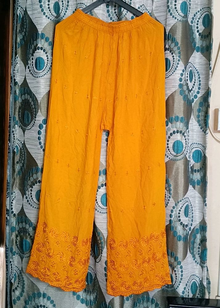 Mustard Colour Palazzo