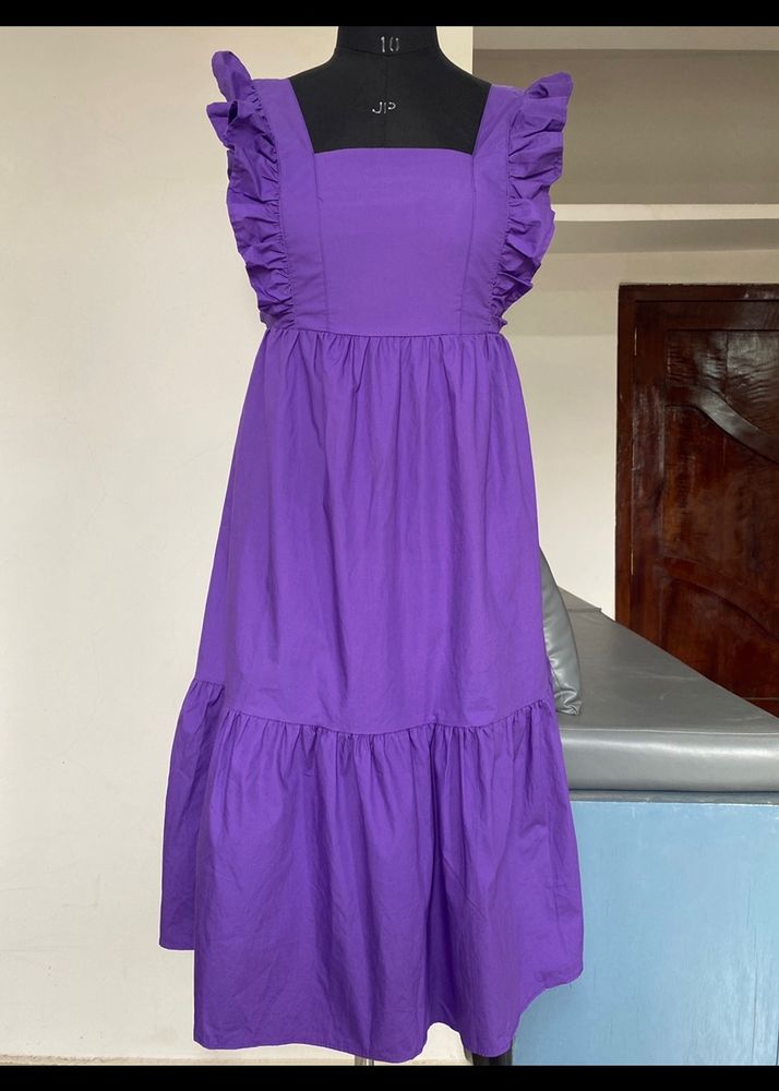 Purple Midi Dress