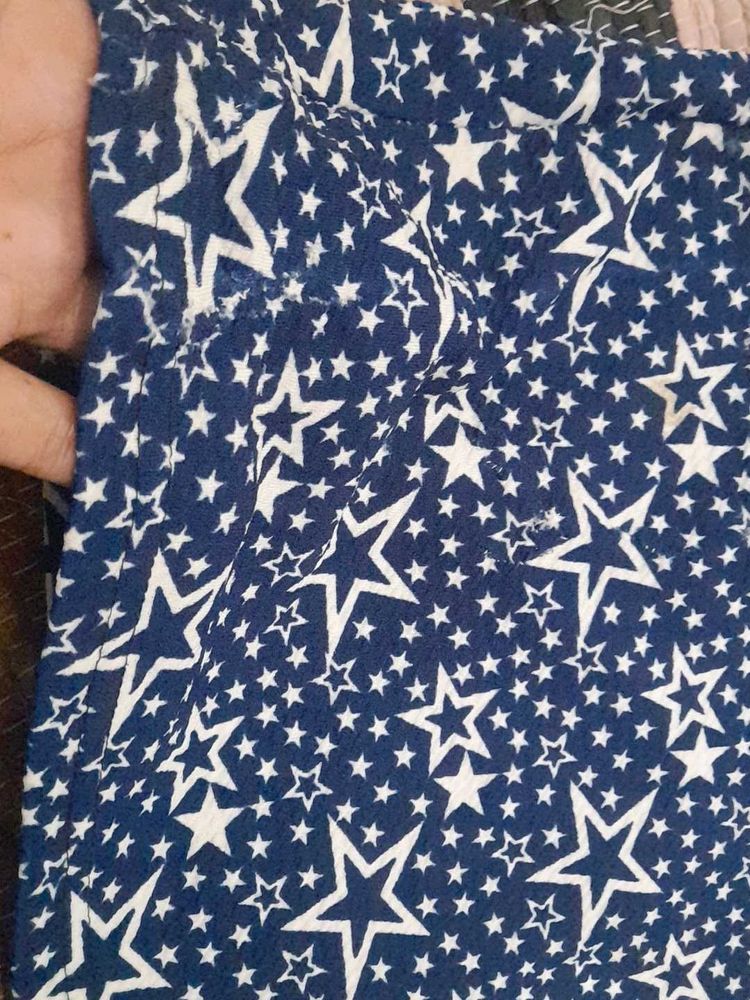 Navy Blue Top With White Stars 🌟 🤩