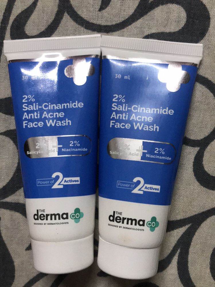 The Derma Co 2% Sali-Cinamide Face Wash Pack2