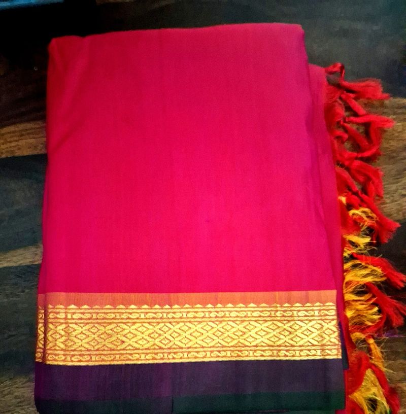 New Pure Mysore Silk Sare With Blouse Material