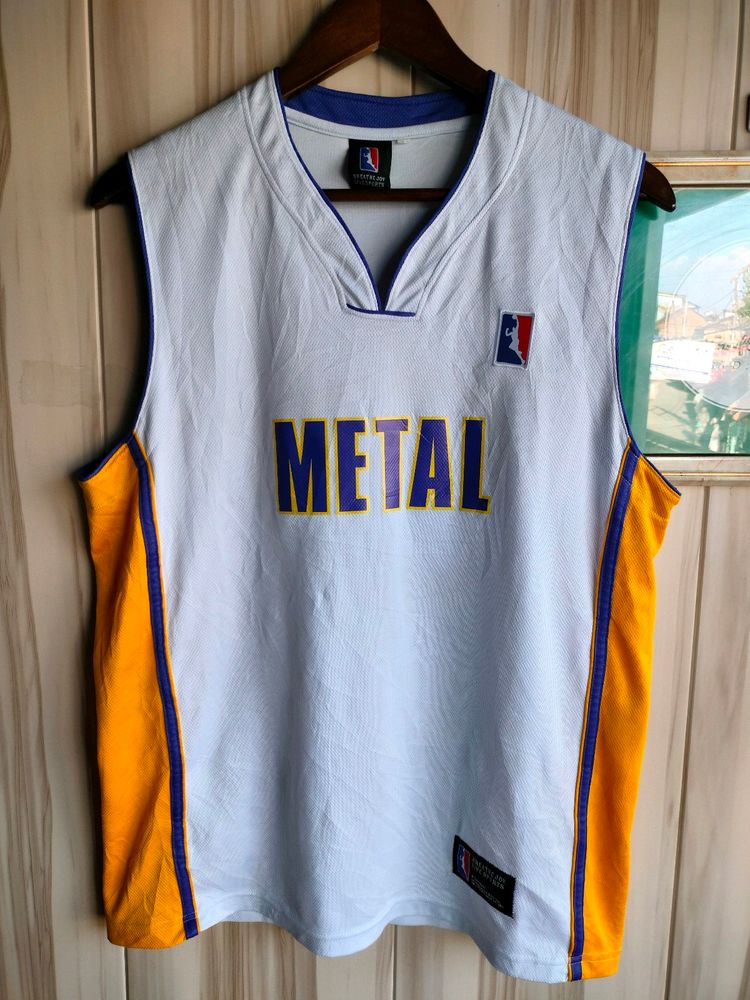 NBA Metal Basketball Sleeveless Jersey