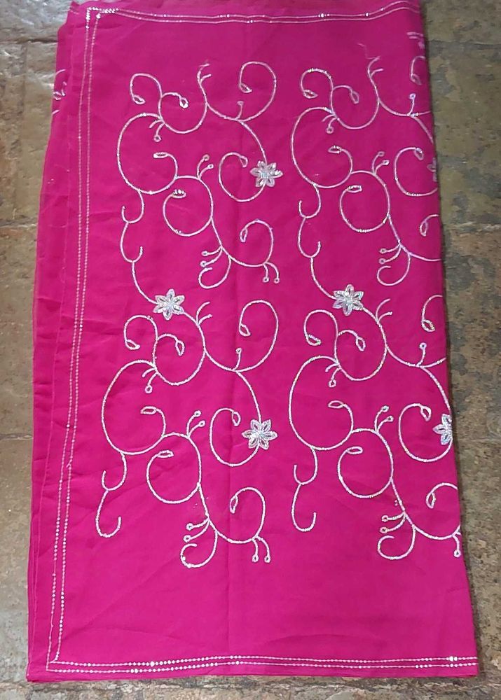 Magenta Saree