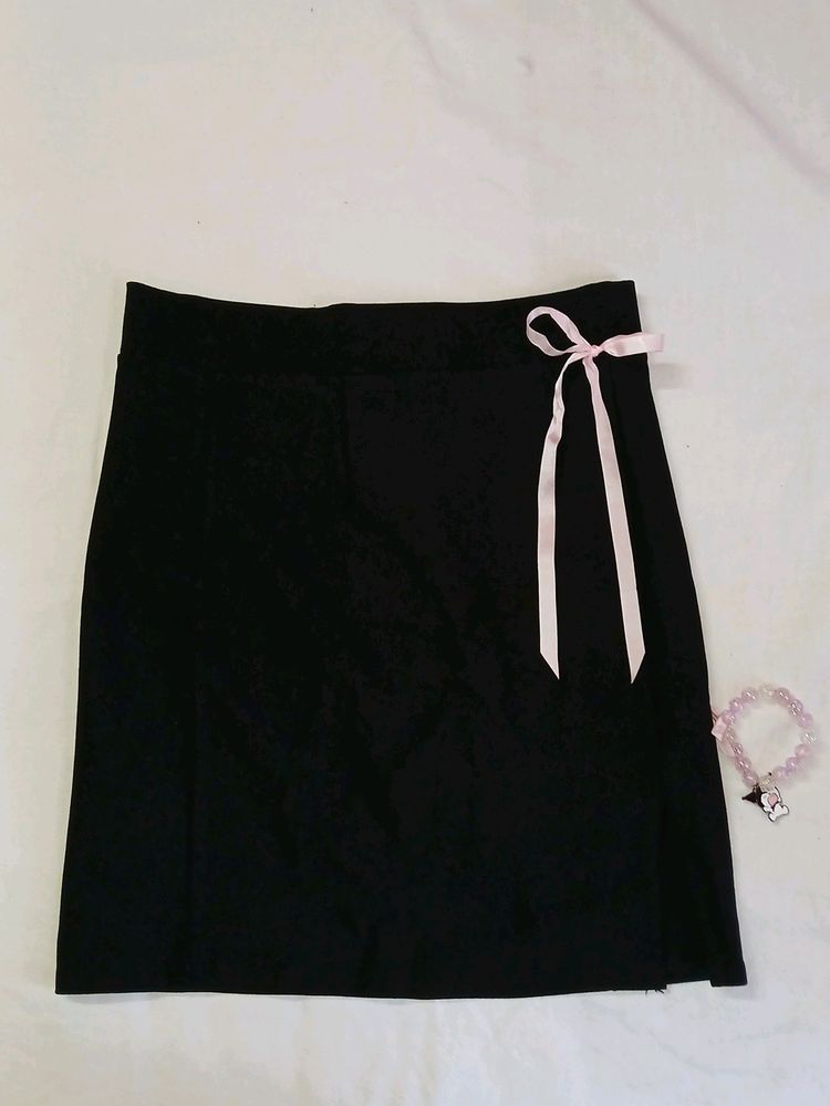 Black A Line Small Skirt