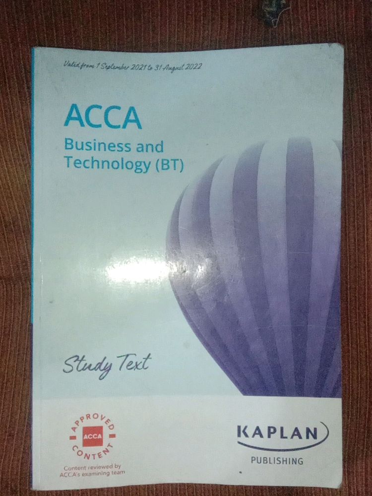 ACCA Business And Technology (Study Text)Book